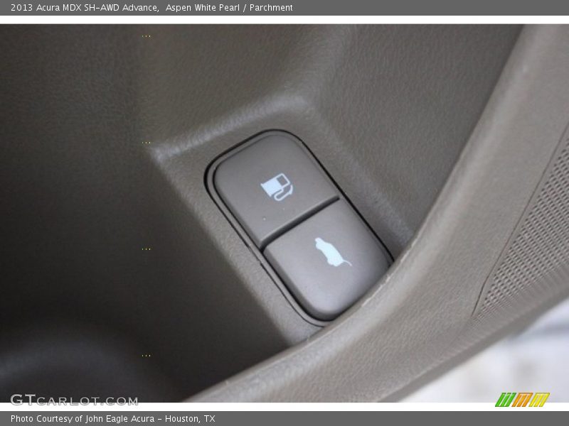 Aspen White Pearl / Parchment 2013 Acura MDX SH-AWD Advance