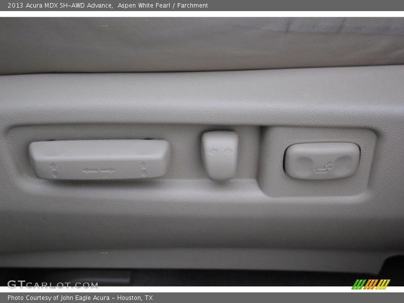 Aspen White Pearl / Parchment 2013 Acura MDX SH-AWD Advance