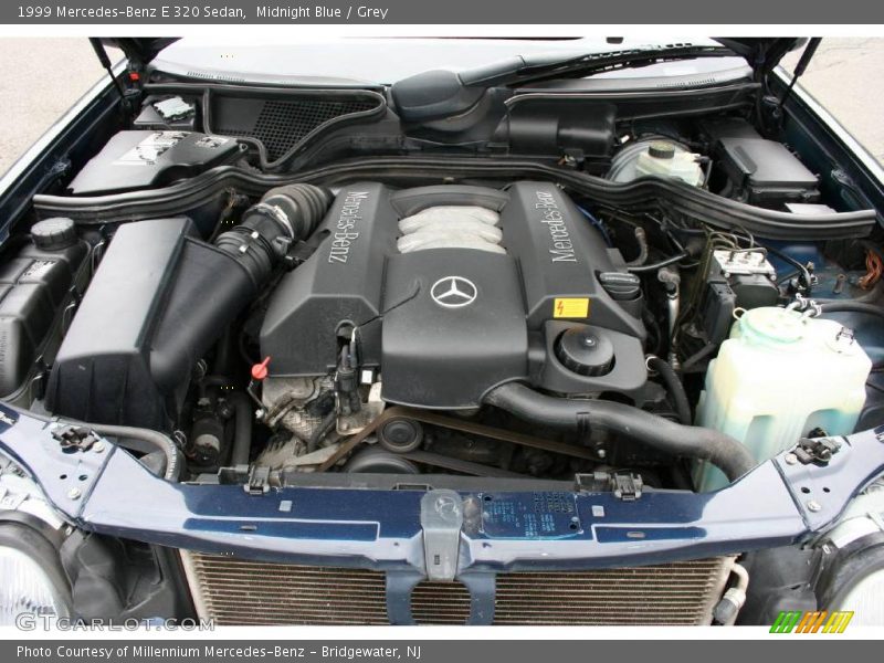 Midnight Blue / Grey 1999 Mercedes-Benz E 320 Sedan