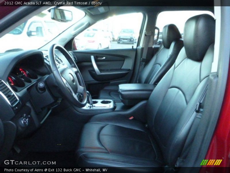 Crystal Red Tintcoat / Ebony 2012 GMC Acadia SLT AWD