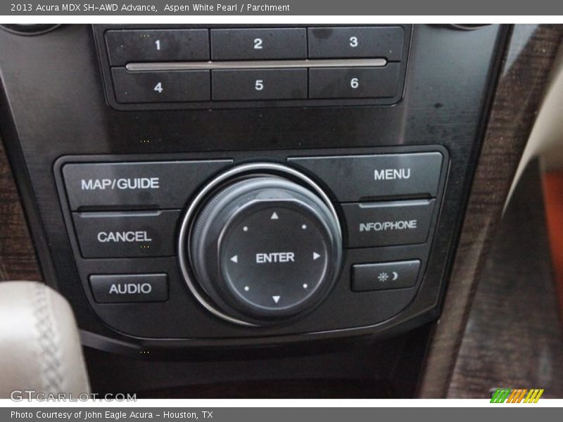 Aspen White Pearl / Parchment 2013 Acura MDX SH-AWD Advance