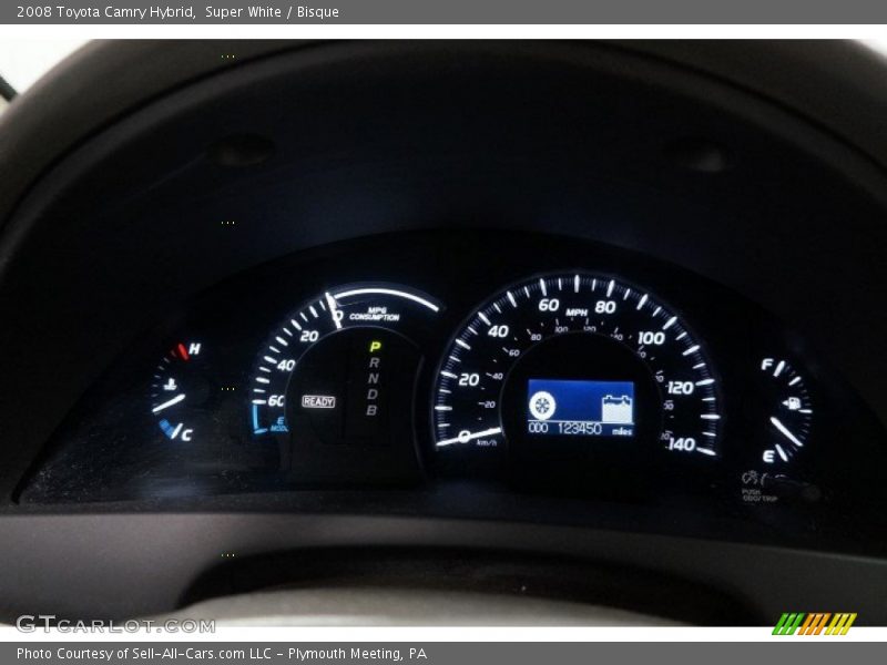 Super White / Bisque 2008 Toyota Camry Hybrid