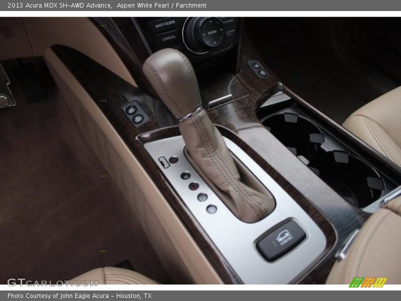 Aspen White Pearl / Parchment 2013 Acura MDX SH-AWD Advance