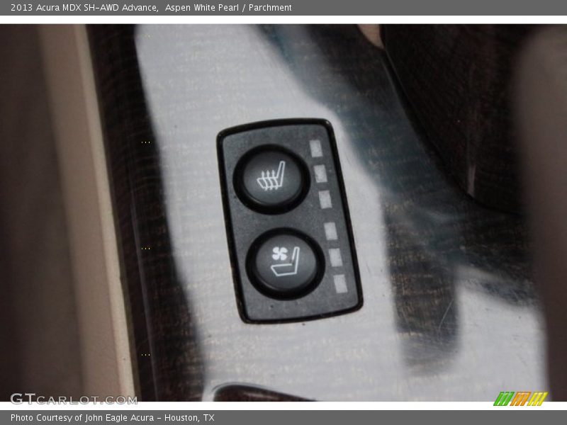 Aspen White Pearl / Parchment 2013 Acura MDX SH-AWD Advance
