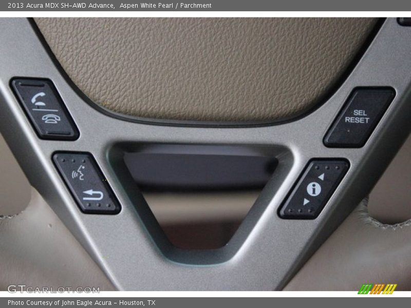 Aspen White Pearl / Parchment 2013 Acura MDX SH-AWD Advance