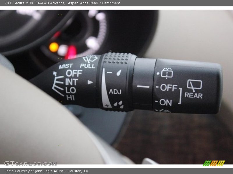 Aspen White Pearl / Parchment 2013 Acura MDX SH-AWD Advance