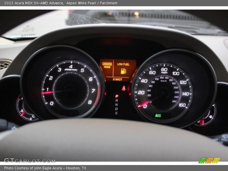 Aspen White Pearl / Parchment 2013 Acura MDX SH-AWD Advance