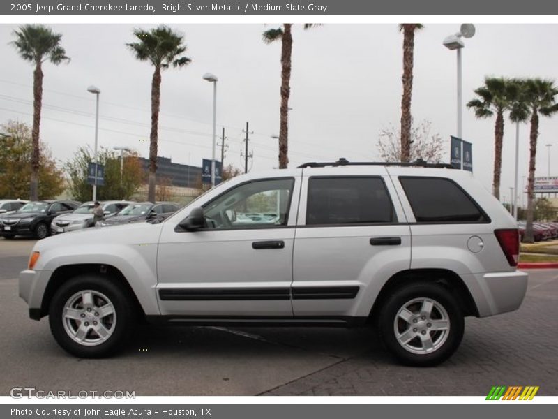 Bright Silver Metallic / Medium Slate Gray 2005 Jeep Grand Cherokee Laredo