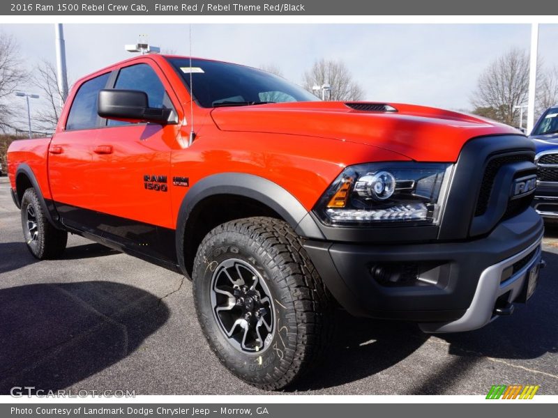 Front 3/4 View of 2016 1500 Rebel Crew Cab