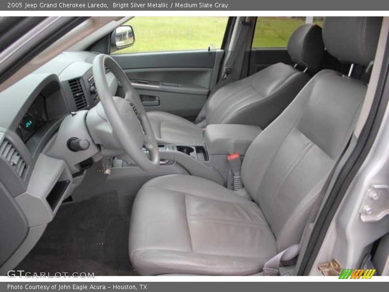 Bright Silver Metallic / Medium Slate Gray 2005 Jeep Grand Cherokee Laredo