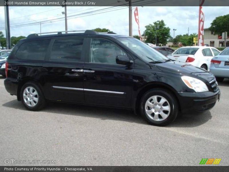 Galaxy Black / Gray 2008 Hyundai Entourage Limited