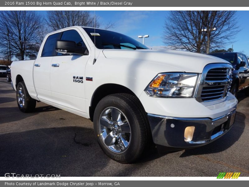 Front 3/4 View of 2016 1500 Big Horn Quad Cab