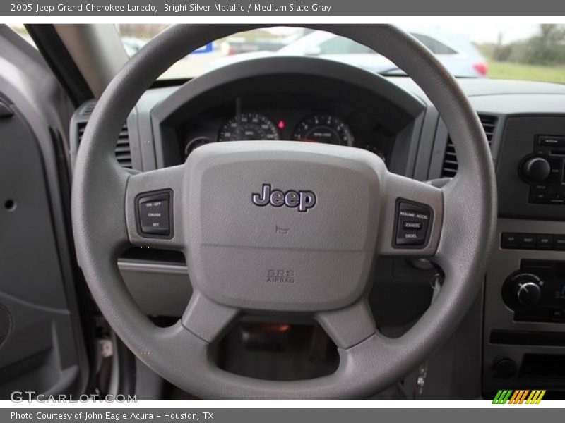 Bright Silver Metallic / Medium Slate Gray 2005 Jeep Grand Cherokee Laredo