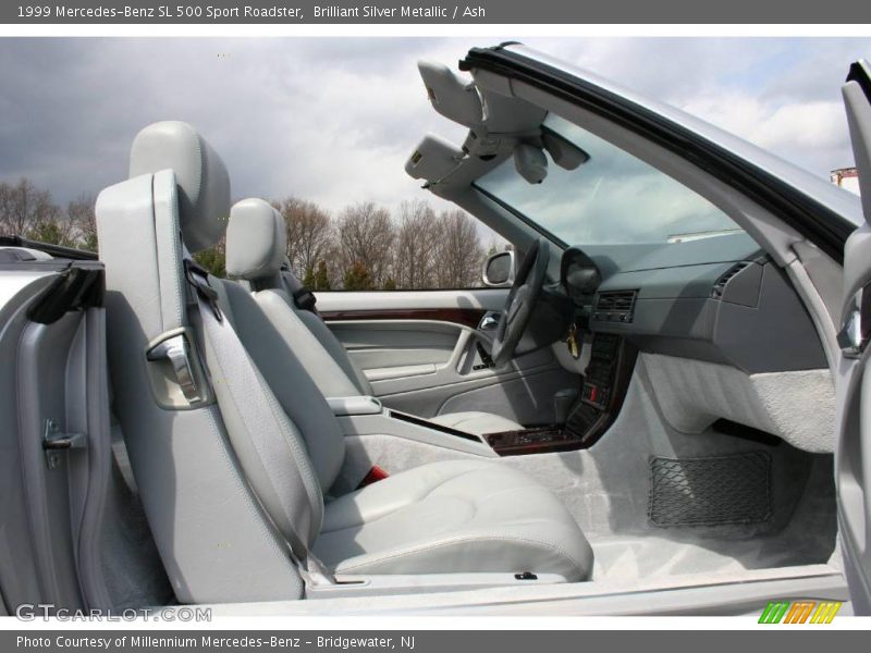 Brilliant Silver Metallic / Ash 1999 Mercedes-Benz SL 500 Sport Roadster