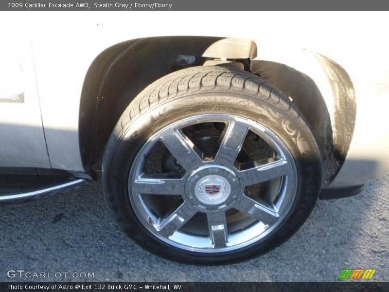 Stealth Gray / Ebony/Ebony 2009 Cadillac Escalade AWD