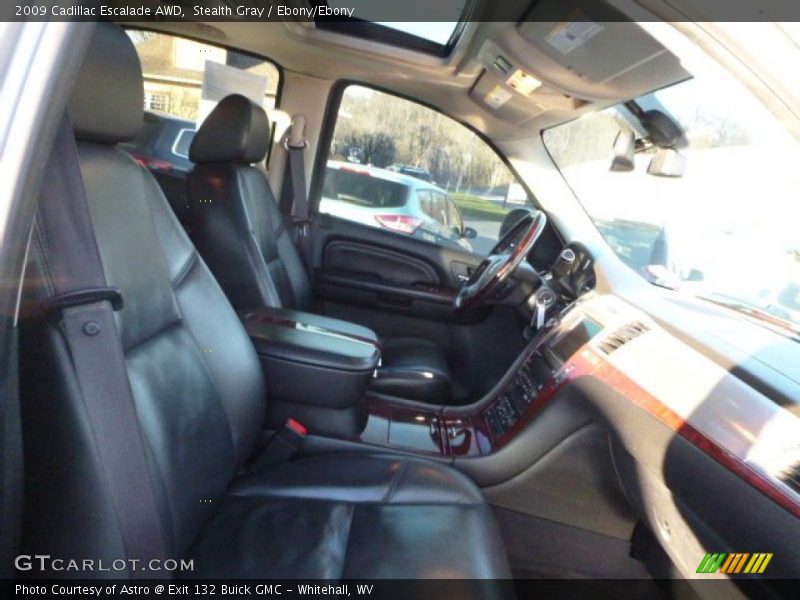 Stealth Gray / Ebony/Ebony 2009 Cadillac Escalade AWD