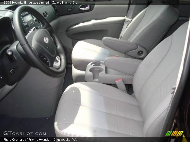 Galaxy Black / Gray 2008 Hyundai Entourage Limited