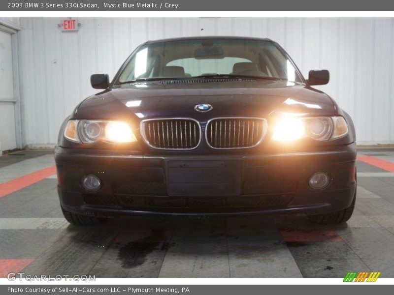 Mystic Blue Metallic / Grey 2003 BMW 3 Series 330i Sedan