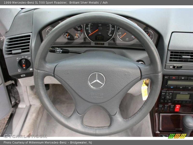Brilliant Silver Metallic / Ash 1999 Mercedes-Benz SL 500 Sport Roadster