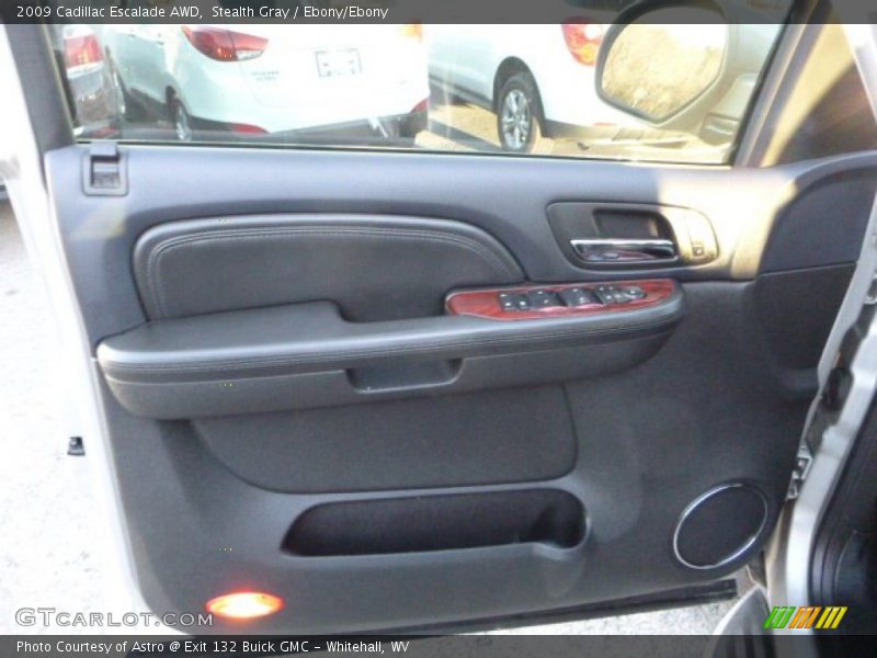 Stealth Gray / Ebony/Ebony 2009 Cadillac Escalade AWD