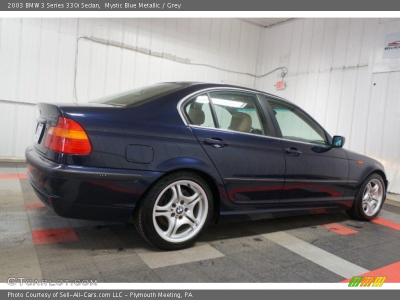 Mystic Blue Metallic / Grey 2003 BMW 3 Series 330i Sedan