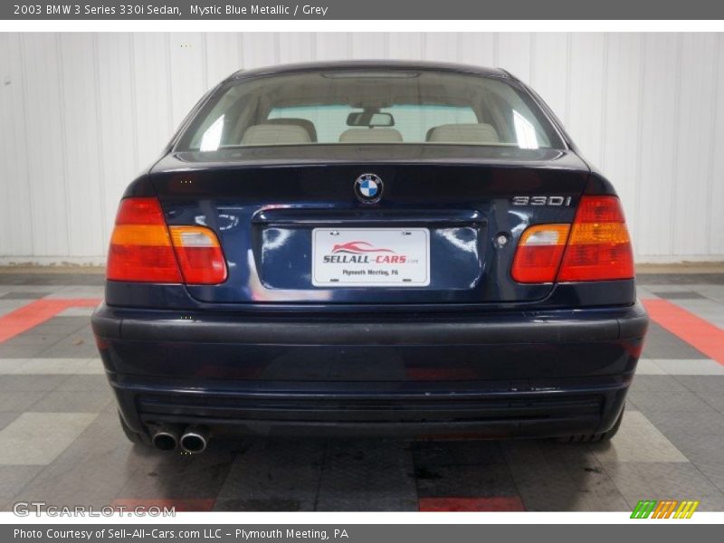 Mystic Blue Metallic / Grey 2003 BMW 3 Series 330i Sedan