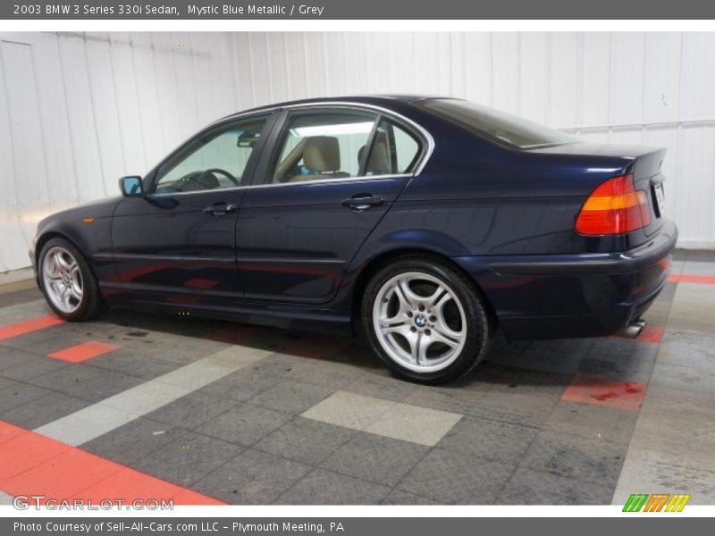 Mystic Blue Metallic / Grey 2003 BMW 3 Series 330i Sedan