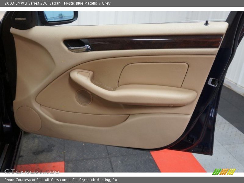 Mystic Blue Metallic / Grey 2003 BMW 3 Series 330i Sedan