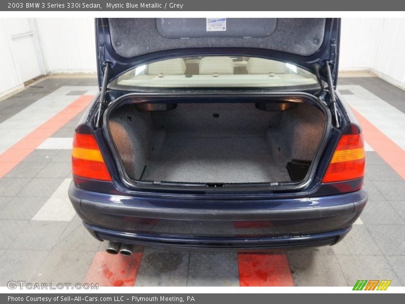 Mystic Blue Metallic / Grey 2003 BMW 3 Series 330i Sedan