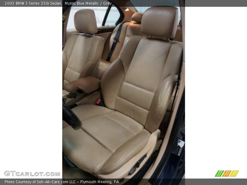 Mystic Blue Metallic / Grey 2003 BMW 3 Series 330i Sedan