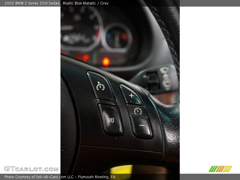 Mystic Blue Metallic / Grey 2003 BMW 3 Series 330i Sedan