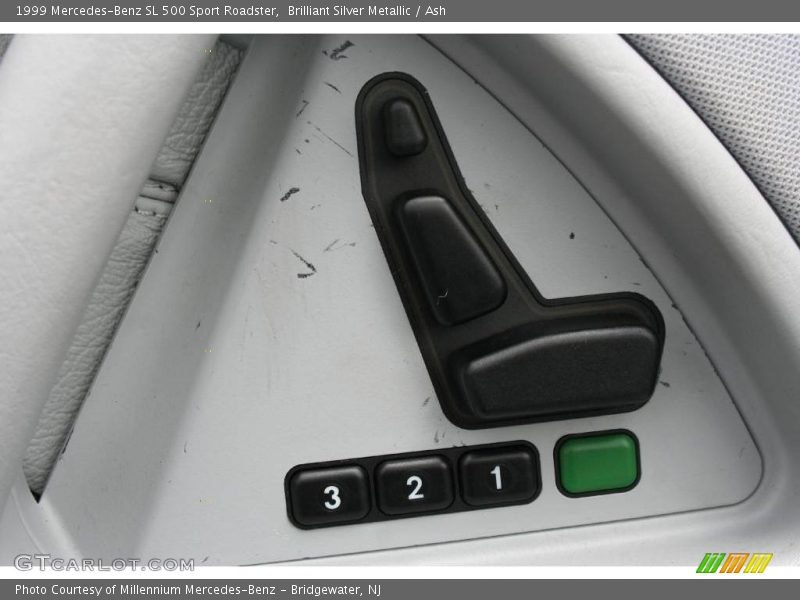 Brilliant Silver Metallic / Ash 1999 Mercedes-Benz SL 500 Sport Roadster