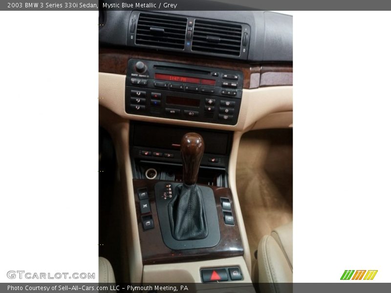 Mystic Blue Metallic / Grey 2003 BMW 3 Series 330i Sedan