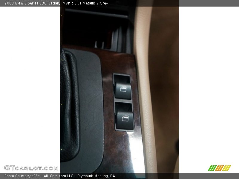 Mystic Blue Metallic / Grey 2003 BMW 3 Series 330i Sedan