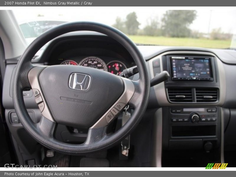 Nimbus Gray Metallic / Gray 2007 Honda Pilot EX