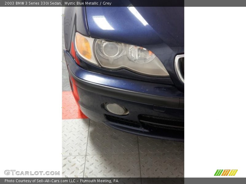 Mystic Blue Metallic / Grey 2003 BMW 3 Series 330i Sedan