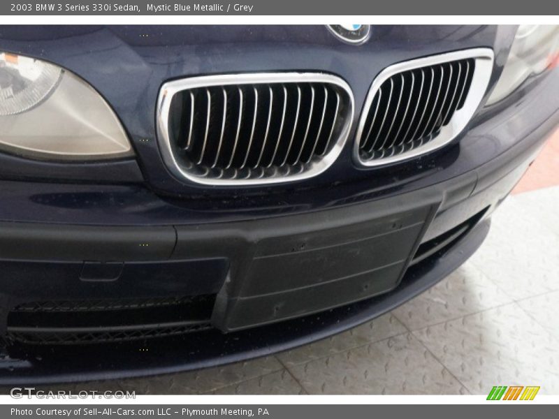 Mystic Blue Metallic / Grey 2003 BMW 3 Series 330i Sedan