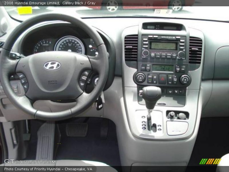 Galaxy Black / Gray 2008 Hyundai Entourage Limited