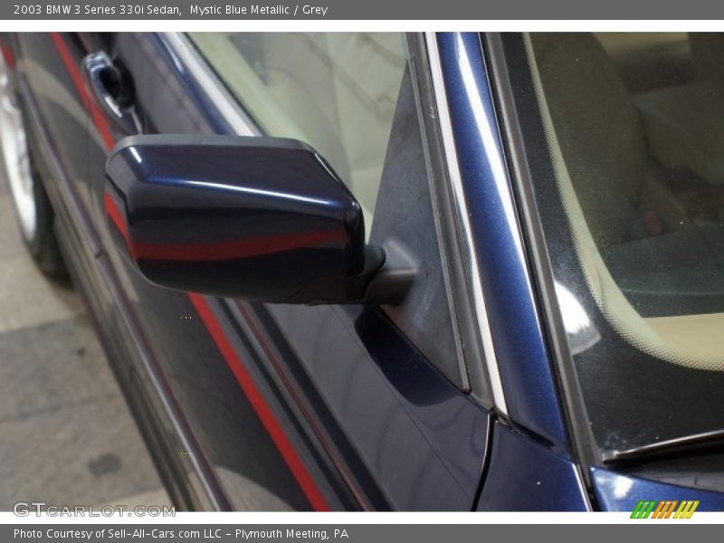 Mystic Blue Metallic / Grey 2003 BMW 3 Series 330i Sedan