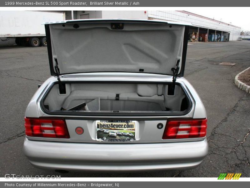 Brilliant Silver Metallic / Ash 1999 Mercedes-Benz SL 500 Sport Roadster