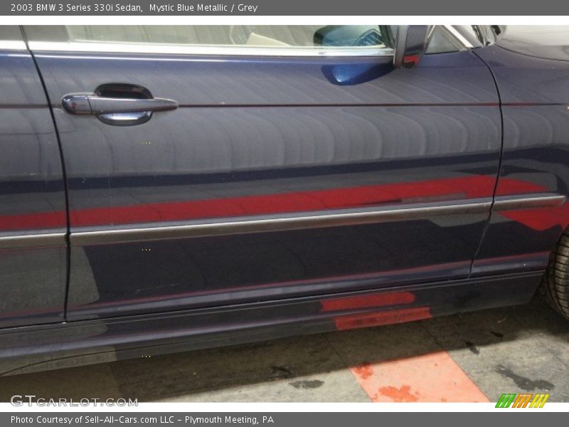 Mystic Blue Metallic / Grey 2003 BMW 3 Series 330i Sedan