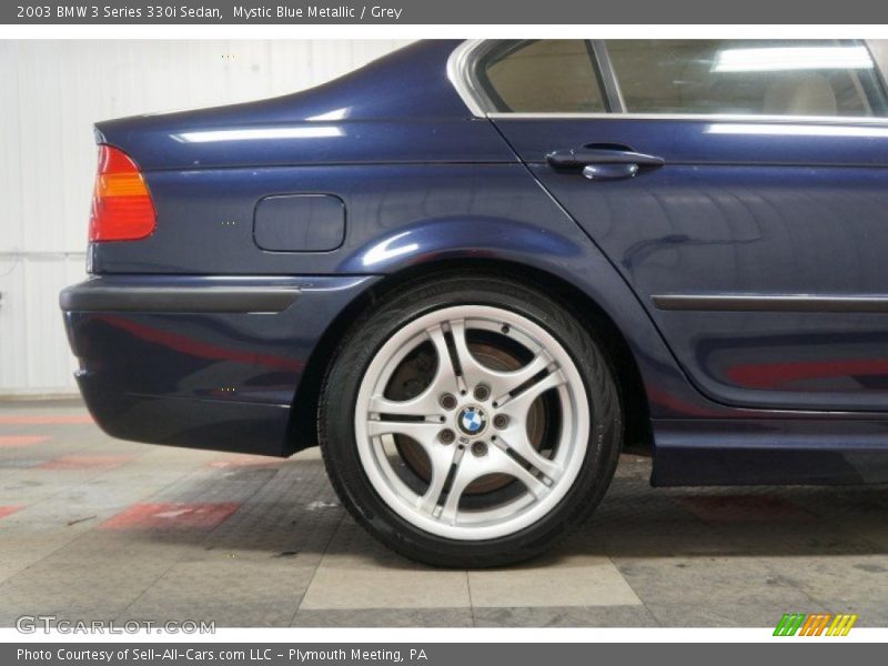 Mystic Blue Metallic / Grey 2003 BMW 3 Series 330i Sedan