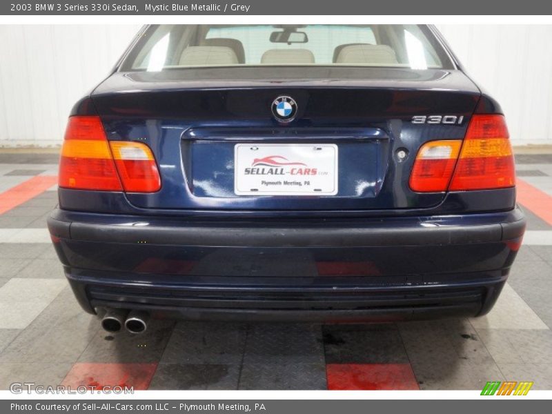 Mystic Blue Metallic / Grey 2003 BMW 3 Series 330i Sedan