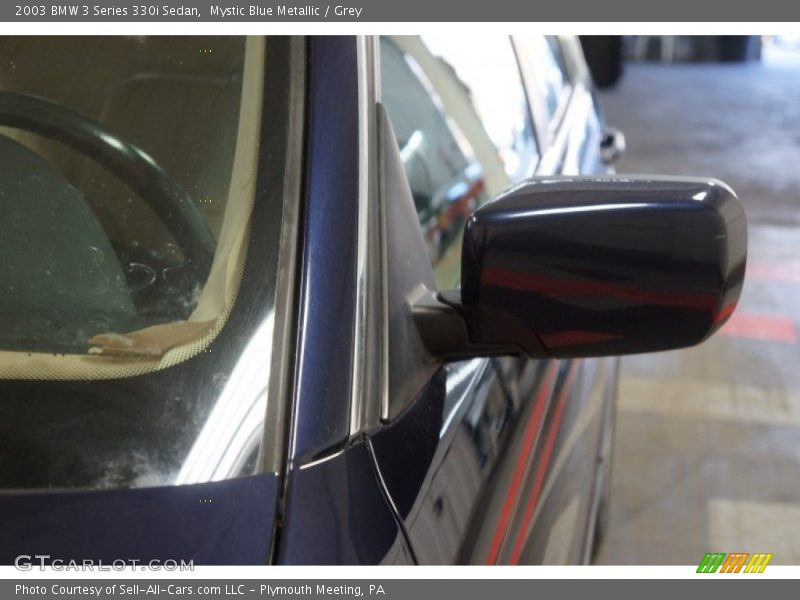 Mystic Blue Metallic / Grey 2003 BMW 3 Series 330i Sedan