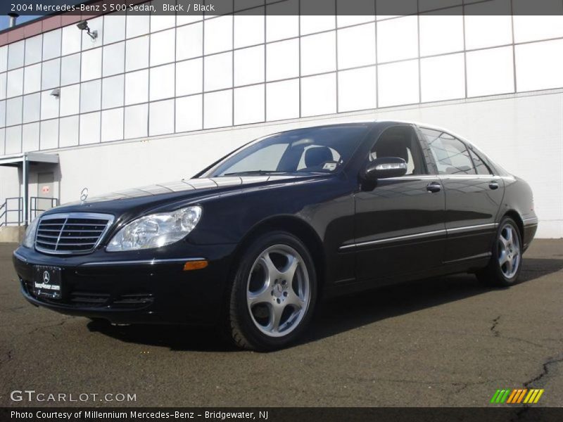 Black / Black 2004 Mercedes-Benz S 500 Sedan