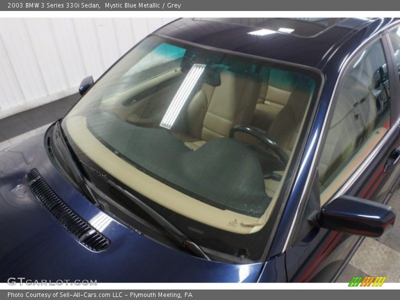Mystic Blue Metallic / Grey 2003 BMW 3 Series 330i Sedan