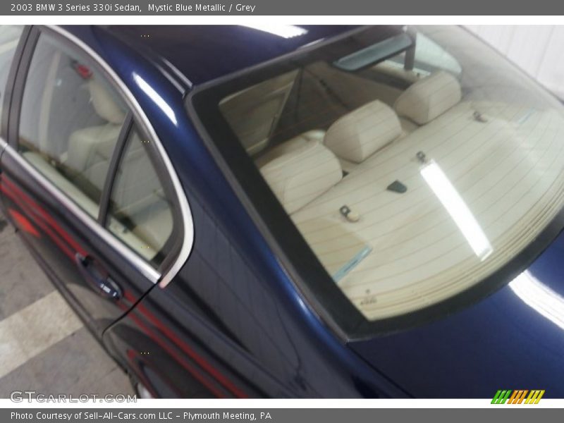Mystic Blue Metallic / Grey 2003 BMW 3 Series 330i Sedan
