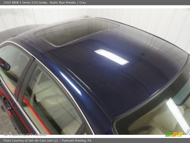 Mystic Blue Metallic / Grey 2003 BMW 3 Series 330i Sedan