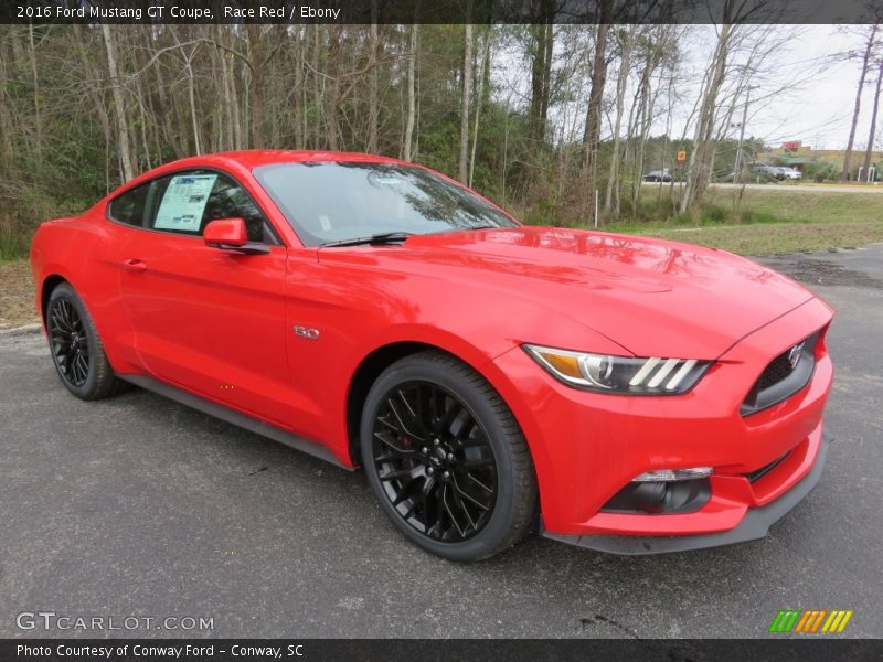 Front 3/4 View of 2016 Mustang GT Coupe