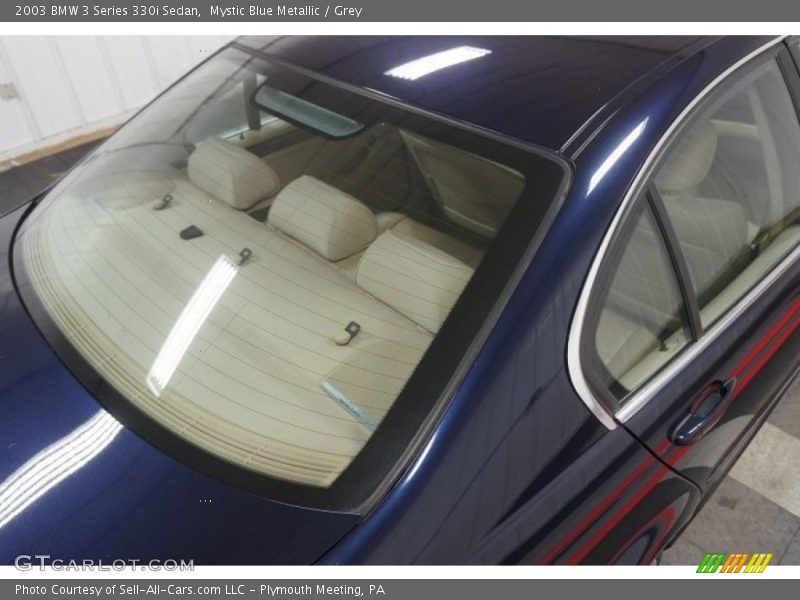 Mystic Blue Metallic / Grey 2003 BMW 3 Series 330i Sedan